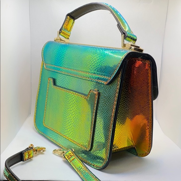 Aldos Metallic snakeskin Purse - Picture 3 of 4